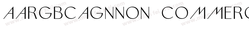 AaRGBCAGNNon CommercialUse字体转换